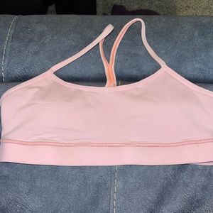 Light pink lulu sports bra